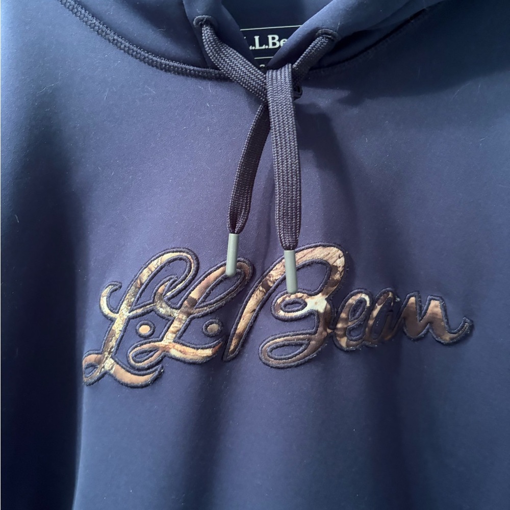 L.L. Bean Dark Blue Hoodie with Logo